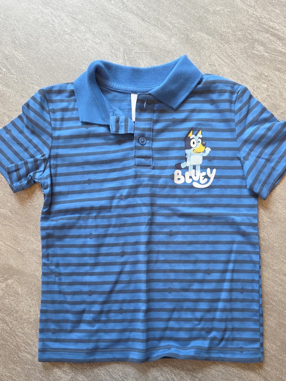 jumping beans Bluey Striped Polo 5T